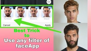 How To Use FaceApp Pro Feature For free