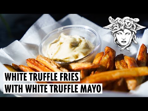 Medusa's White Truffle Oil French Fries with White Truffle Mayonnaise | Easy & Crispy Recipe