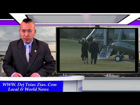 1/22/21. Trump Nyiag Nqa Tsoom Fwv Federal 2-Lub Phij Xab Foob Pob Nuclear Football Khiav Mus Lawm.