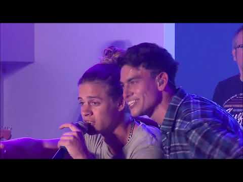 MYA, Santiago Saez - Si te vas (Cover Sech, Ozuna) | Espacio Clarín - 23/01/2020