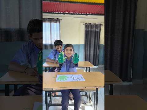 Hand colour 🎨 in school #mastikipaathsala #srindori09 #gungun #nimuda #doli #dolly