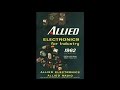 1962 Allied Electronics - Electronics for Industry Catalog #201A