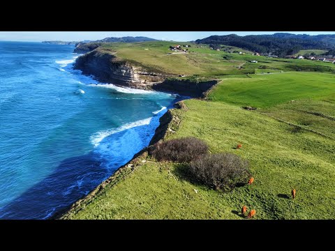 Costa de Cantabria, acantilados de El Bolao. Laberinto Villapresente.