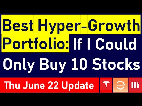 Best Hyper-Growth Stock Portfolio: What If I Could Only Buy 10 Stocks? (MY FAVORITE STOCKS REVEALED)