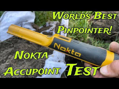 World’s Best Pinpointer! Nokta AccuPoint Nail Cancelling Discriminating Metal Detector Tool TESTING!