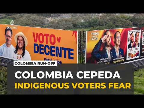 Colombia's run-off looms: Indigenous voters back Cepeda, fear political shift