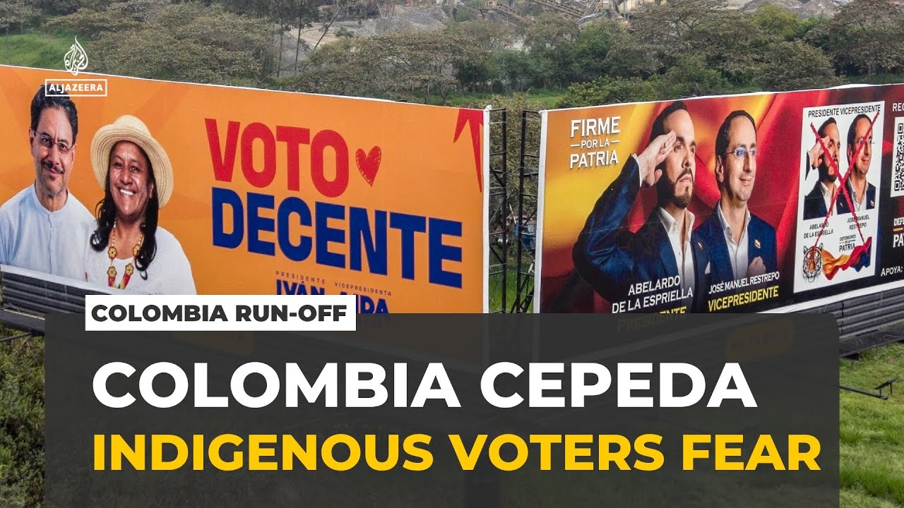 Colombia's run-off looms: Indigenous voters back Cepeda, fear political shift