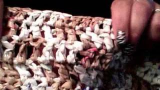 Recycle plastic shopping bags and make another bag!