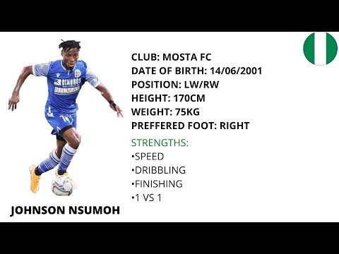Johnson Nsumoh ● FC MOSTA ● LW/RW ● Highlights