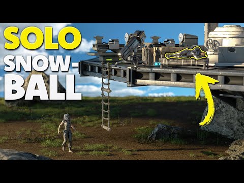 How A 5000 HOUR SOLO SNOWBALLS In ARK