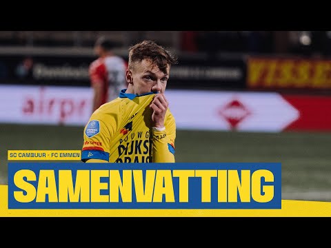 Geen punten... 😖 | Samenvatting SC Cambuur - FC Emmen (1-2) 📺