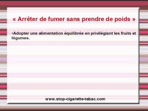 comment ne pas prendre de poids après l'arrêt de la cigarette