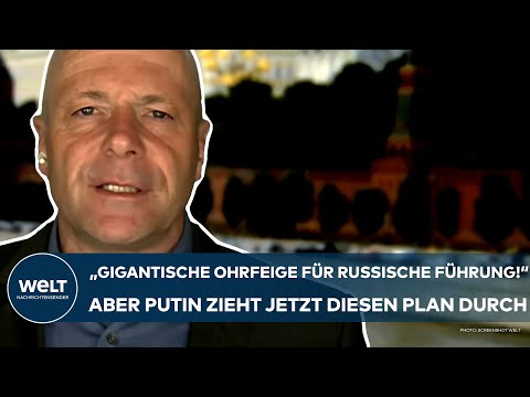 UKRAINE-KRIEG: "Gigantische Ohrfeige für die russische Führung!" Aber Putin bleibt bei seinem Plan