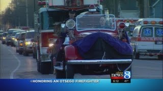 Mourners gather for paramedic's funeral