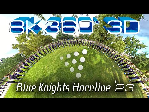 2023 Blue Knights Hornline - In the 'Lot - 8k 360° 3D VR