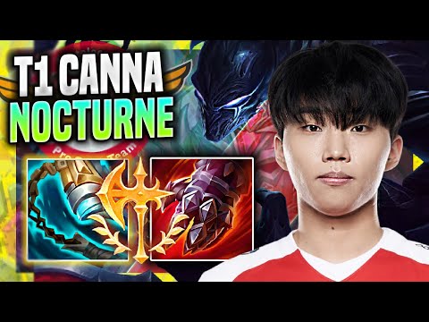 CANNA DOMIANTING WITH NOCTURNE! - T1 Canna Plays Nocturne Top vs Mordekaiser! | Season 11