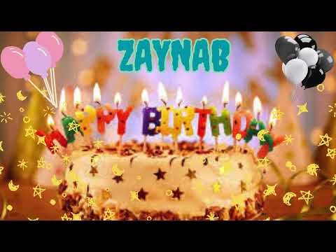 Zaynab birthday song – Happy Birthday Zaynab
