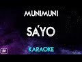 Munimuni - Sa'yo (Karaoke Version/Instrumental)