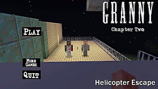 Download lagu GRANNY CHAPTER 2 HELICOPTER ESCAPE MINECRAFT GAMEP... mp3