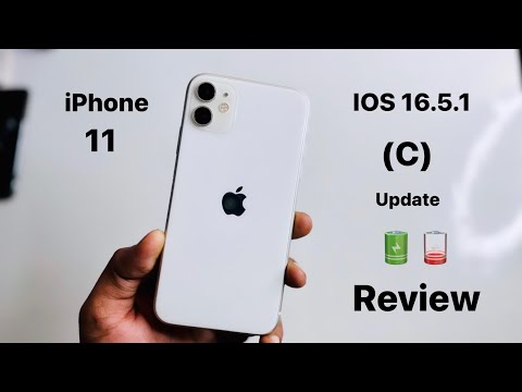 iPhone 11 on IOS 16.5.1 (c) update - Review 🔋🪫