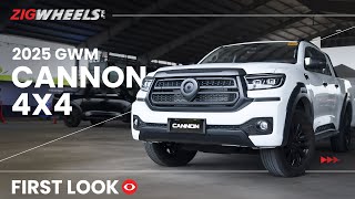 2025 GWM Cannon 4x4 First Look | Zigwheels.Ph