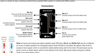 Video thumbnail for Line Mixer Diagrams (RJM Micro Line Mixer Configurations) by RJM Music Technology Inc