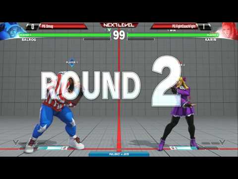 Street Fighter 5 Tournament: Next Level Battle Circuit V.25 - Coach Steve (Balrog) v Smug (Karin)