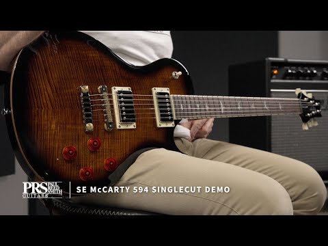 PRS 2023 SE McCarty 594 Singlecut Electric Guitar, Vintage Sunburst w/ Gig Bag image 4