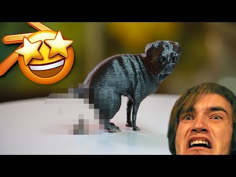 Edgar, the PewDiePie's pooping dog by acvarium - Thingiverse