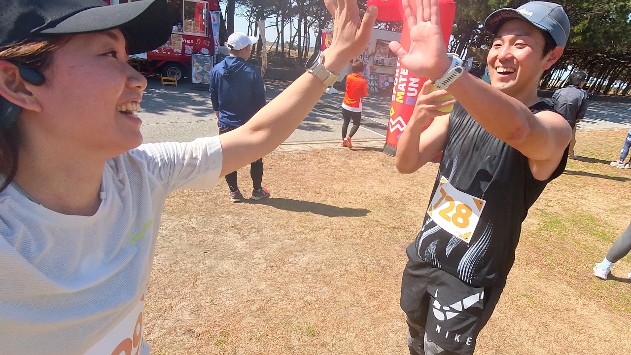 夫婦でマラソン走ってみた！【10km 稲毛海浜公園スプリングマラソン】