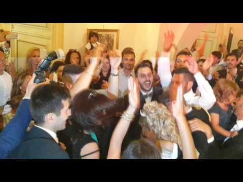 NOVITA' ANIMAZIONE MATRIMONI 2016 INGRESSO SPOSI CON BALLO - CASTELLO CHIOLA - FRANCESCO BARATTUCCI