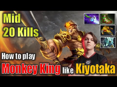 KIYOTAKA, THEY COULDN'T ESCAPE THE MONKEY KING! 🐒💥 20 Kills (Dota 2)