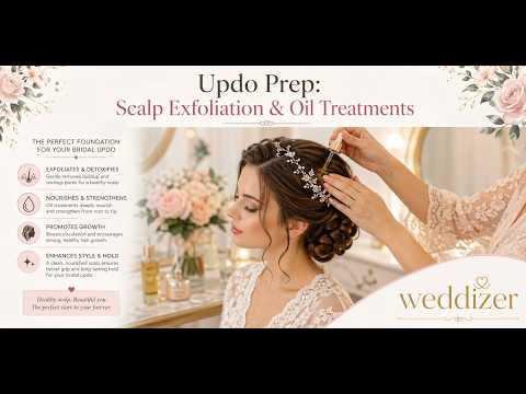 Bridal Hair Secret! Updo Prep with Scalp Exfoliation & Oil Treatments for Perfect Wedding Hair