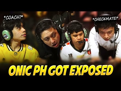 the Match where Coach E2MAX EXPOSED the WEAKNESS of ONIC Philippines . . .