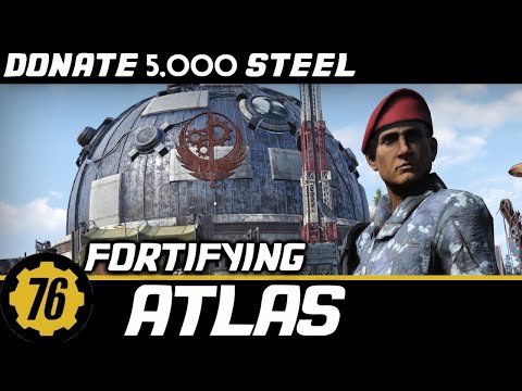 Fallout 76 - Donate 5,000 Steel Fortifying Atlas - Brotherhood of Steel