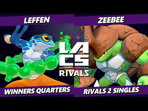 LACS Rivals - Leffen (Ranno) Vs. ZeeBee (Kragg) Rivals of Aether 2 - RoA2