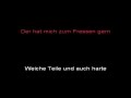 Rammstein - Mein Teil (instrumental with lyrics ...