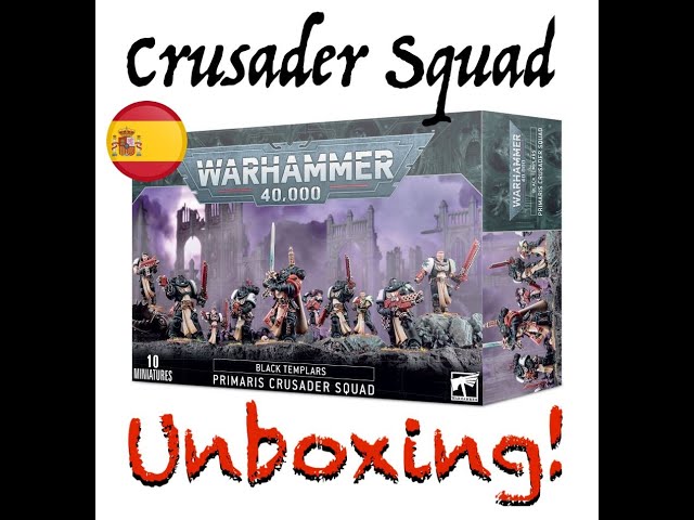 Vídeo relacionado con Games Workshop - Warhammer 40.000 - Templarios Negros: Escuadrón Cruzado Primaris