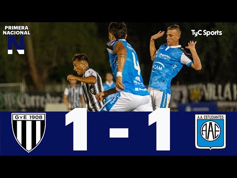 Gimnasia (M) 1-1 Estudiantes (RC) | Primera Nacional | Fecha 1 (Zona B)