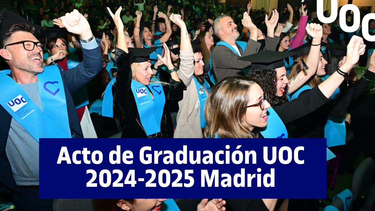 Vive de nuevo el acto de graduación de la UOC en Madrid con este video
