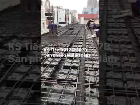 Thi công công trình sàn vượt nhịp không dầm đc 362 Ung Văn khiêm P25 Bình Thạnh HCM