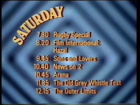 BBC2 Continuity Saturday 28th February 1981