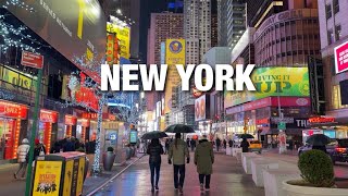 New York City LIVE Rainy Manhattan on Wednesday (February 18, 2026)