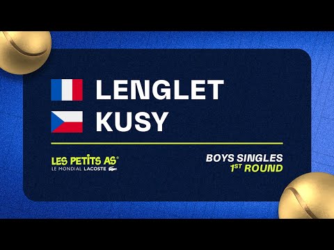 Les Petits As 2023 | Boys Singles 1R | Arthur Lenglet vs Jakub Kusy