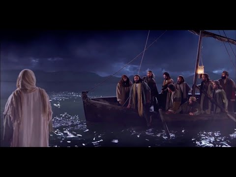 Isus umblă pe apă  "Pentru ce te-ai îndoit?"