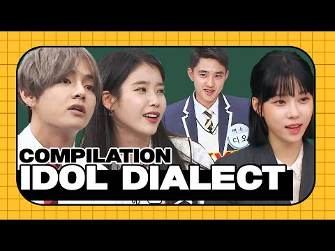 "Get lost, spinach" Idols Using Regional Dialects Compilation 🤣