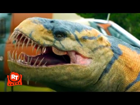 Meg 2: The Trench (2023) - Creepy Dinosaur Attack Scene