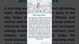 Morning Walk — Start Your Day Fresh and Healthy #speakconfidentenglish #speakingeveryday #learn
