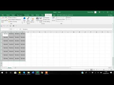 15. Applying Border and Alignment Formatting using ExcelVBA