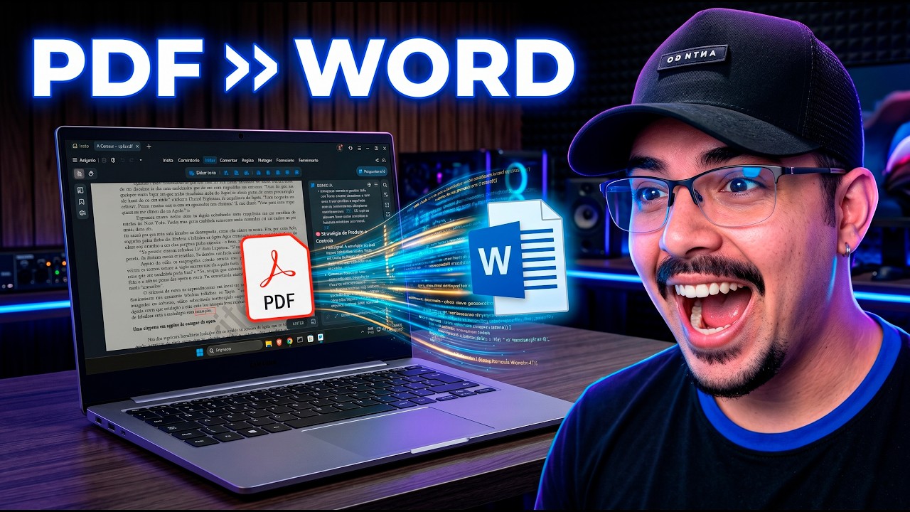 Como converter PDF para Word editável em Minutos (Método Fácil)